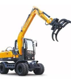 34. MÁY XÚC ĐÀO BÁNH LỐP XINYUAN C90W-9