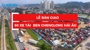 lễ bàn giao xe tải ben chenglong