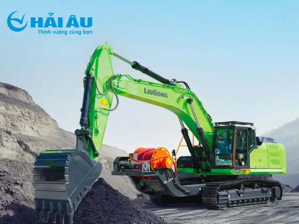 máy xúc đào điện 3 pha và máy dùng pin